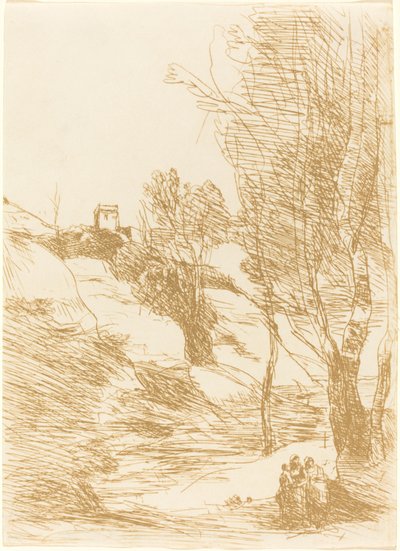 Erinnerung an Salerno, 1871 von Jean Baptiste Camille Corot