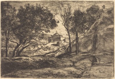 Suvenýr z Toskánska od Jean Baptiste Camille Corot