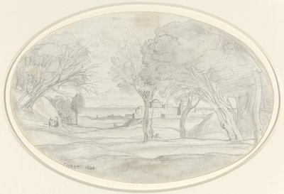 Suvenýr z Toskánska od Jean Baptiste Camille Corot