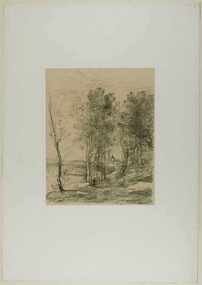 Zvonice St. Nicolas-lez-Arras od Jean Baptiste Camille Corot