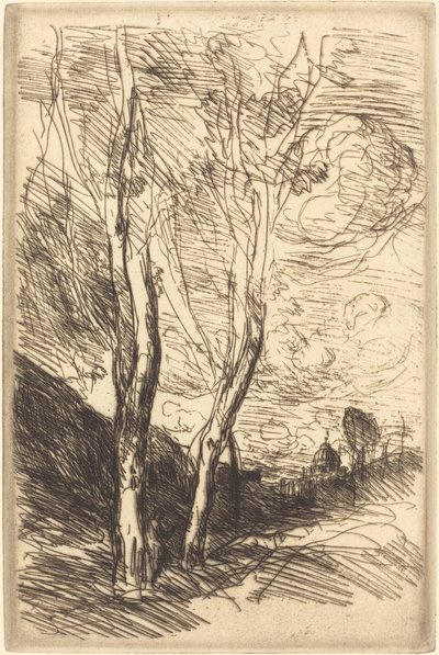 Die Kathedrale von Florenz von Jean Baptiste Camille Corot