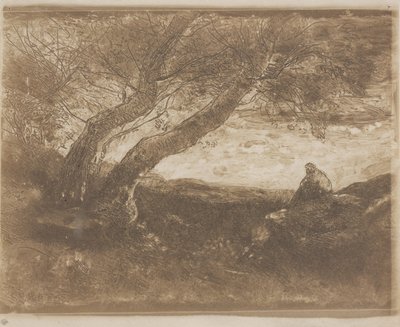 Snílek od Jean Baptiste Camille Corot