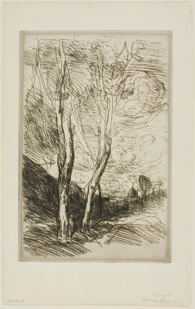 Florentský dóm od Jean Baptiste Camille Corot