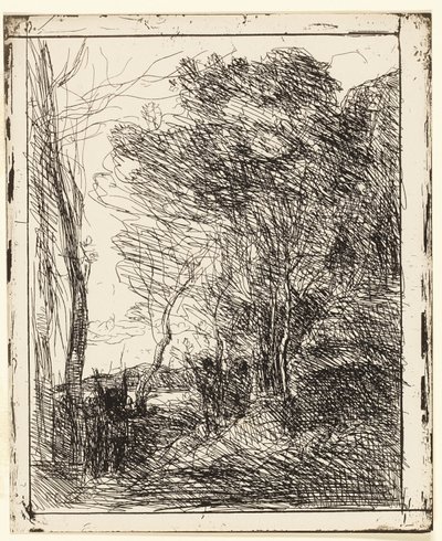 Galská mýtina od Jean Baptiste Camille Corot