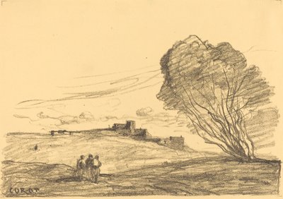 Izolovaná pevnost (Le Fort departmente) od Jean Baptiste Camille Corot
