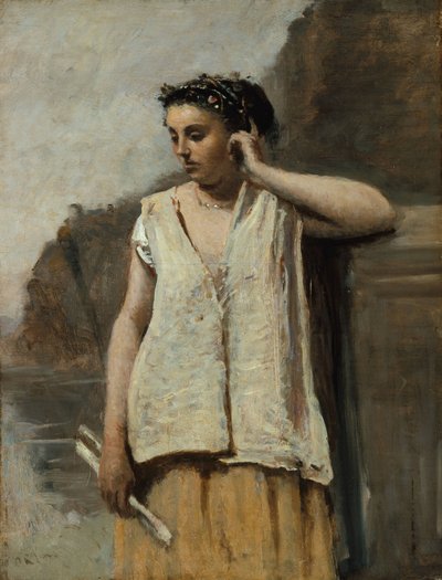 The Muse: History, c.1865 od Jean Baptiste Camille Corot