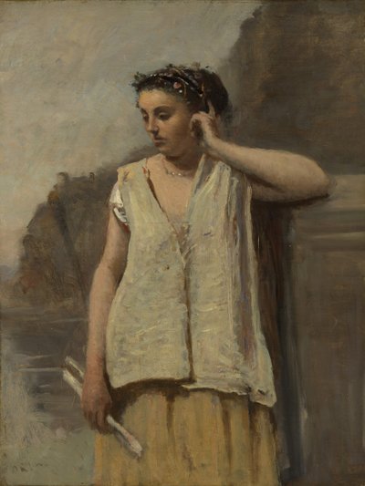 The Muse: History, ca. 1865. od Jean Baptiste Camille Corot