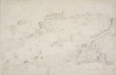 Pohled na Nepi od Jean Baptiste Camille Corot