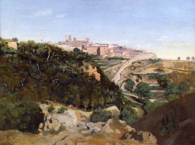 Volterra, 1834 od Jean Baptiste Camille Corot