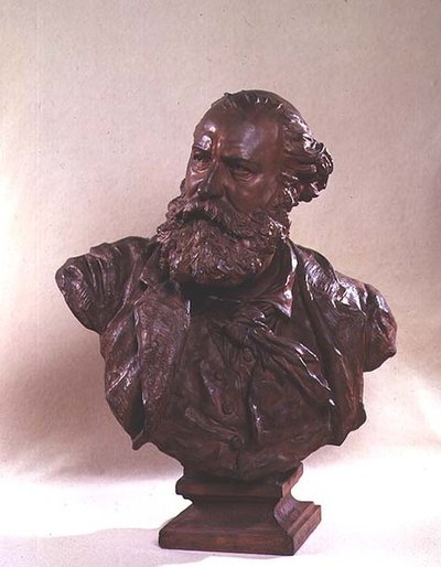 Busta Charlese Gounoda (1818-93) kolem roku 1874 (bronzová) od Jean-Baptiste Carpeaux