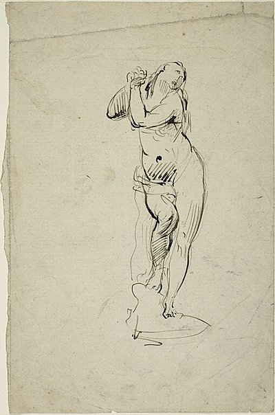 Stojící žena se sepjatýma rukama od Jean-Baptiste Carpeaux