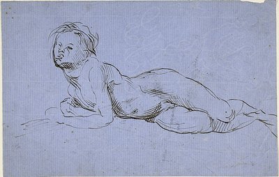 Ležící chlapec od Jean-Baptiste Carpeaux
