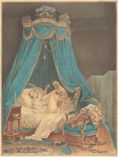 Malý oblíbenec od Jean Baptiste Chapuy after Nicolas Lavreince
