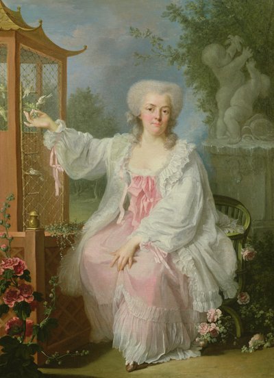 Portrét dámy u pagody od Jean Baptiste Charpentier