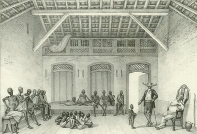 Obchod na prodej otroků, 1835. od Jean Baptiste Debret