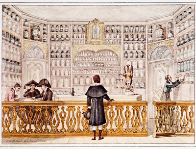 Lékárník (tisk od Jean Baptiste Debret