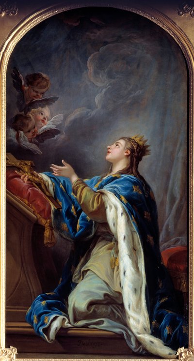 Svatá Johanka Francouzská (olej na plátně) od Jean Baptiste Deshays
