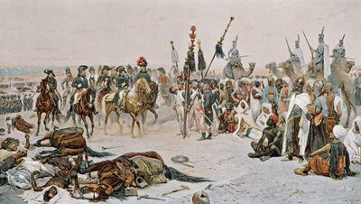 Bonaparte v Egyptě od Jean Baptiste Edouard Detaille