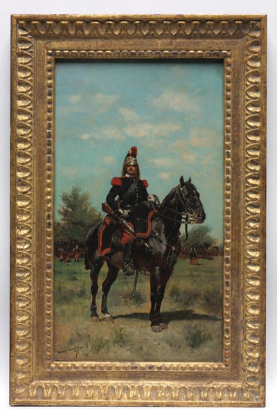 Důstojník jízdního dragounského pluku od Jean Baptiste Edouard Detaille