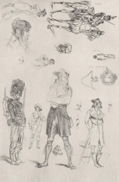 List skic List skic, 1868. od Jean Baptiste Edouard Detaille