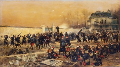 Obrana Champigny, 1879. od Jean Baptiste Edouard Detaille