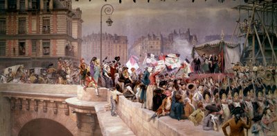 Dobrovolníci odešli do armády v roce 1792. Obraz Edouard Detaille (1848 - 1912) od Jean Baptiste Edouard Detaille