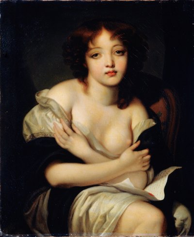 Dopis, 18. století od Jean Baptiste Greuze