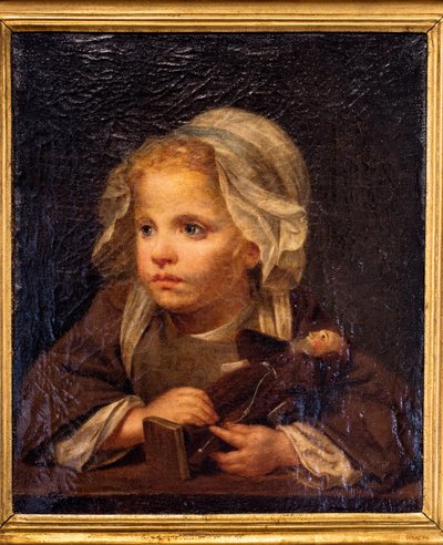 Dívka s kapucínem od Jean Baptiste Greuze