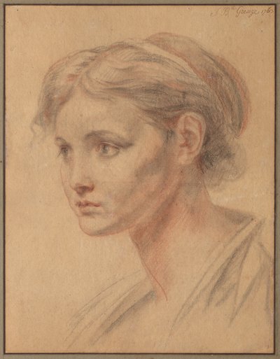 Hlava dívky od Jean Baptiste Greuze