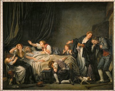 Le fils puni. Potrestaný syn ... od Jean Baptiste Greuze