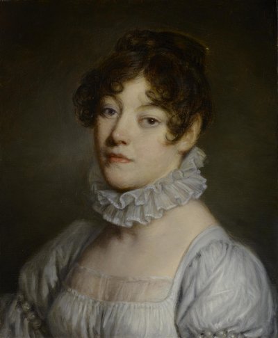 Portrét mladé ženy od Jean Baptiste Greuze