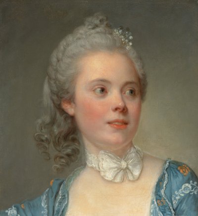 Portrét dámy, kolem roku 1765 od Jean Baptiste Greuze