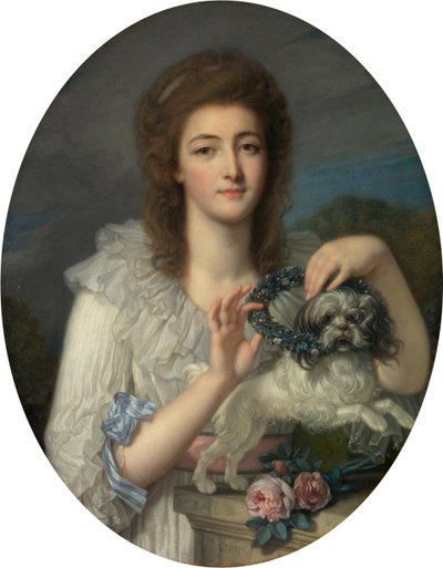 Kněžna Varvara Nikolajevna Gagarina (1762-1802) od Jean Baptiste Greuze