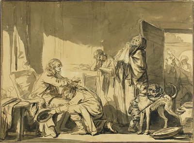 Otcovské požehnání aneb Basileův odchod od Jean Baptiste Greuze
