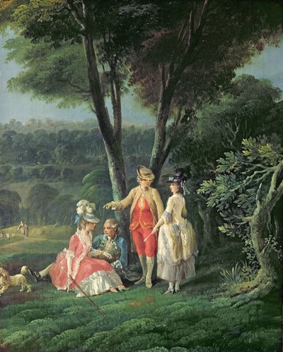 Procházka v parku od Jean Baptiste Hilair