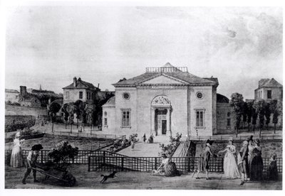 Velký amfiteátr Jardin des Plantes v Paříži, v roce 1794, z „Le Museum d