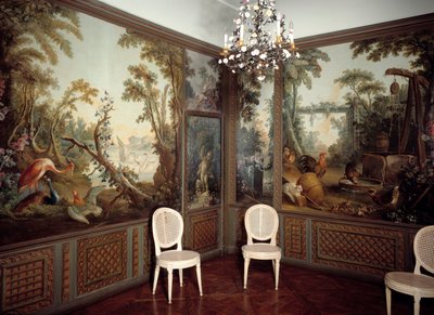 Innenansicht des Salons Demarteau, realisiert von Jean Baptiste Huet (1745-1811) von Jean Baptiste Huet