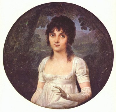 Portrét Christine Boyerové od Jean Baptiste Isabey