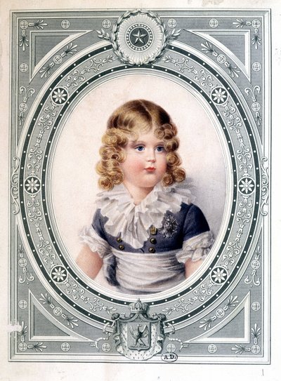 Portrét římského krále (Napoleona II.), syna císaře Napoleona I. (1769-1821) - od Isabey, počátek 19. století. od Jean Baptiste Isabey