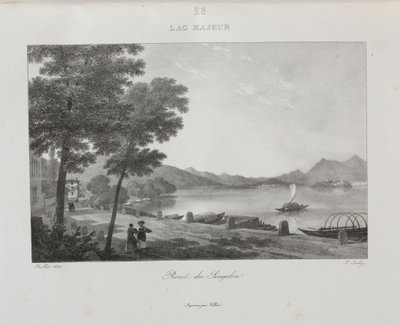 Cesta do Itálie v roce 1822 od Jean Baptiste Isabey