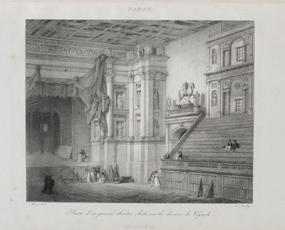 Cesta do Itálie v roce 1822 od Jean Baptiste Isabey