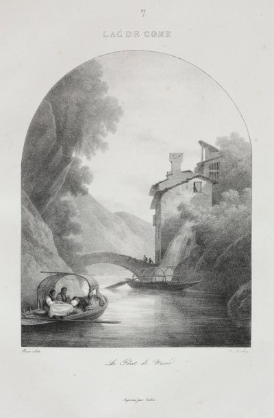 Cesta do Itálie v roce 1822 od Jean Baptiste Isabey