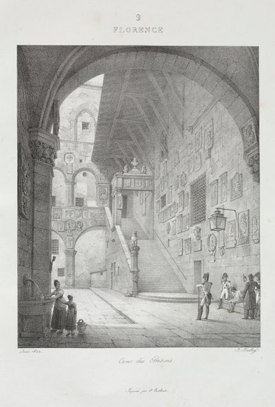 Cesta do Itálie v roce 1822 od Jean Baptiste Isabey