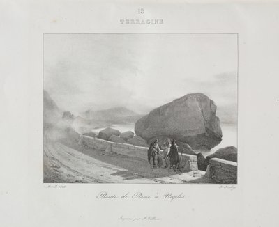 Cesta do Itálie v roce 1822 od Jean Baptiste Isabey