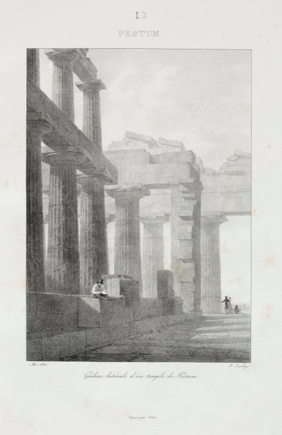 Voyage en Italie v letech 1822, 1833. od Jean Baptiste Isabey