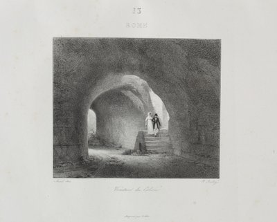 Voyage en Italie v letech 1822, 1833. od Jean Baptiste Isabey