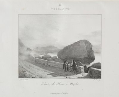 Cesta do Itálie v roce 1822, 1833. od Jean Baptiste Isabey