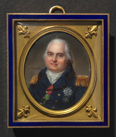 Portrét Ludvíka XVIII, c. 1822. od Jean Baptiste Jacques Augustin