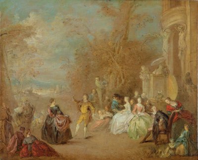 Country Tanec od Jean Baptiste Joseph Pater