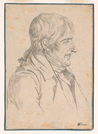 Portrét muže od Jean Baptiste Joseph Wicar
